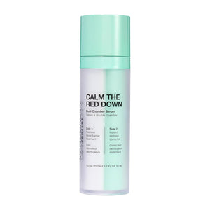 INNBEAUTY Project Calm The Red Down Dual Chamber Serum for Redness, Soothing & Skin Barrier Support, 1.7 OZ (50ml)