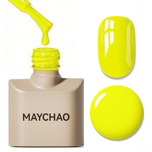 MAYCHAO 15ML Gel Nail Polish 1Pc Deep Cherry Red Nail Polish Soak Off UV LED Blood Red Nail Gel Polish Nail Art Starter Manicure Salon DIY at Home, 0.5 OZ