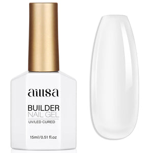 AILLSA Base and Top Coat Gel Nail Polish Top and Base Coat Nail Polish Soak Off Long Lasting Clear Base Gel High Gloss Shine No Wipe Top Coat for DIY Nail Art at Home 0.51 Fl Oz