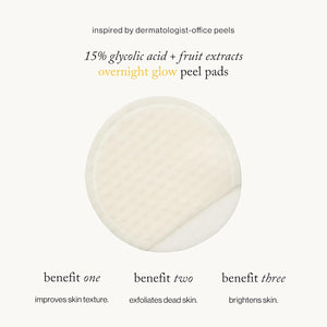 goop Beauty 15% Glycolic Acid Exfoliating Pads | Inspired by a Professional Chemical Peel | Refines & Retexturizes for Glowing Skin | Paraben and Silicone Free | 4 pack