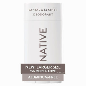 Native Aluminum Free Deodorant, Sea Salt & Cedar, Large Size Stick, 72 Hour Odor Control, for Women & Men, Contains Naturally Derived Ingredients, 3.1 oz