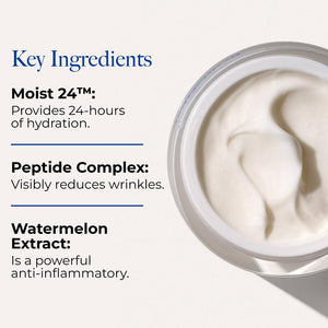 Borghese Crema Ristorativo-24 Moisturizer - Hydrating Face Moisturizer for Fine Lines & Wrinkles with Seaweed Extract & Vitamin E, Normal to Dry Skin