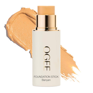 Ogee Sculpted Complexion Foundation Stick (Aspen 1.0W - Fair, Warm Undertones) Full Coverage Foundation Makeup - Instantly Balance & Even Complexion - 70% Organic Ingredients