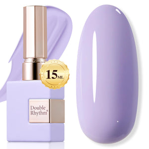 Double Rhythm 15ML Gel Nail Polish Pure Sheer Same Color Same Bottle Soak Off Gel Polish Art Manicure Salon DIY at Home for Women (Burgundy-A1129)