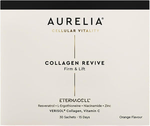 AURELIA 3-in-1 Perfection | Advanced Cellular Anti-Aging Supplement | Boost Collagen Production & Strengthen Hair, Skin, Nails | with Zinc, Resveratrol, Niacinamide & Ergothioneine