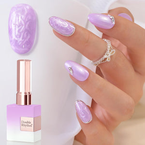 Double Rhythm 15ML Gel Nail Polish Pure Sheer Same Color Same Bottle Soak Off Gel Polish Art Manicure Salon DIY at Home for Women (Burgundy-A1129)