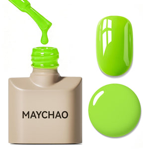 MAYCHAO 15ML Gel Nail Polish 1Pc Deep Cherry Red Nail Polish Soak Off UV LED Blood Red Nail Gel Polish Nail Art Starter Manicure Salon DIY at Home, 0.5 OZ