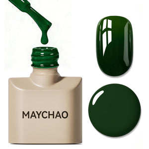 MAYCHAO 15ML Gel Nail Polish 1Pc Deep Cherry Red Nail Polish Soak Off UV LED Blood Red Nail Gel Polish Nail Art Starter Manicure Salon DIY at Home, 0.5 OZ