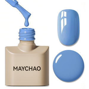 MAYCHAO 15ML Gel Nail Polish 1Pc Deep Cherry Red Nail Polish Soak Off UV LED Blood Red Nail Gel Polish Nail Art Starter Manicure Salon DIY at Home, 0.5 OZ