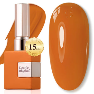 Double Rhythm 15ML Gel Nail Polish Pure Sheer Same Color Same Bottle Soak Off Gel Polish Art Manicure Salon DIY at Home for Women (Burgundy-A1129)