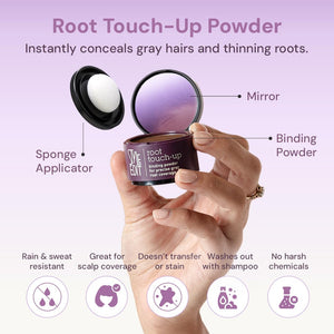 Style Edit Root Touch Up Powder | Temporary Hair Color for Gray Roots and Thinning Hair | Salon-Quality, Transfer-Resistant Hair Concealer | Medium Blonde, 0.14 oz (Pack of 2)