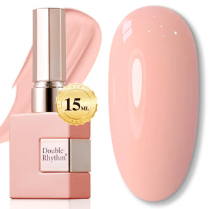 Double Rhythm 15ML Gel Nail Polish Pure Sheer Same Color Same Bottle Soak Off Gel Polish Art Manicure Salon DIY at Home for Women (Burgundy-A1129)