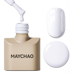 MAYCHAO 15ML Gel Nail Polish 1Pc Deep Cherry Red Nail Polish Soak Off UV LED Blood Red Nail Gel Polish Nail Art Starter Manicure Salon DIY at Home, 0.5 OZ