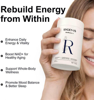 BioRenewal NAD Supplements for Women and Men | Energy Supplements for Cellular Repair | Longevity Mix for Anti Aging | Supports Brain Function, Muscle | Vegan & Gluten Free 120 Capsules