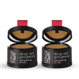 Style Edit Root Touch Up Powder | Temporary Hair Color for Gray Roots and Thinning Hair | Salon-Quality, Transfer-Resistant Hair Concealer | Medium Blonde, 0.14 oz (Pack of 2)