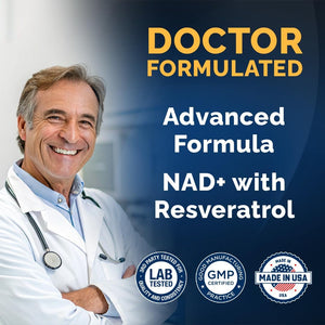 MOM NUTRIX Liposomal NAD Supplement with Resveratrol - High Purity NAD Plus 2000 mg, 120 Capsules, Made in the USA - NMN Alternative