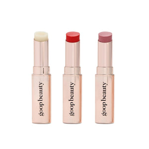 goop Beauty Tinted Lip Balm - Moisturizing, Soothing, Hydrating Lip Balm for Chapped, Cracked & Dry Lips, Nude-Pink Color, 0.16 oz