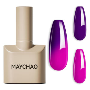 MAYCHAO 15ML Gel Nail Polish 1Pc Deep Cherry Red Nail Polish Soak Off UV LED Blood Red Nail Gel Polish Nail Art Starter Manicure Salon DIY at Home, 0.5 OZ