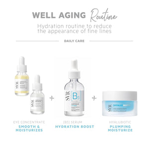 SVR - [HYALU] Biotic Regenerating Plumping Gel - Hyaluronic Acid and Vitamin C - Smooths Fine Lines, Suitable for Sensitive Skin - Non-greasy Finish, Dermatologically Tested - 1.7 fl.oz.