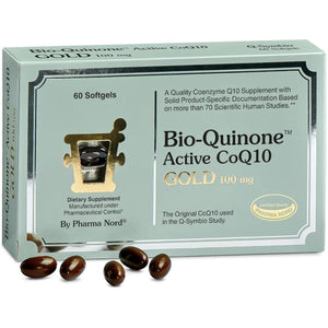 Pharma Nord - The Original CoQ10 • Clinically Proven • High Absorption • Heart Health • Fertility • Healthy Aging • Cellular Energy • Antioxidant • Gluten-Free • 100 mg Coenzyme Q10 • 60 Softgels