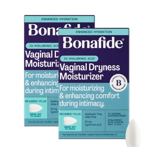 Bonafide Extra Strength Vaginal Moisturizer Revaree Plus – 10 mg Hyaluronic Acid – Hormone-Free – For Vaginal Dryness Associated with Pain & Sensitive Tissue – 1-Month Supply