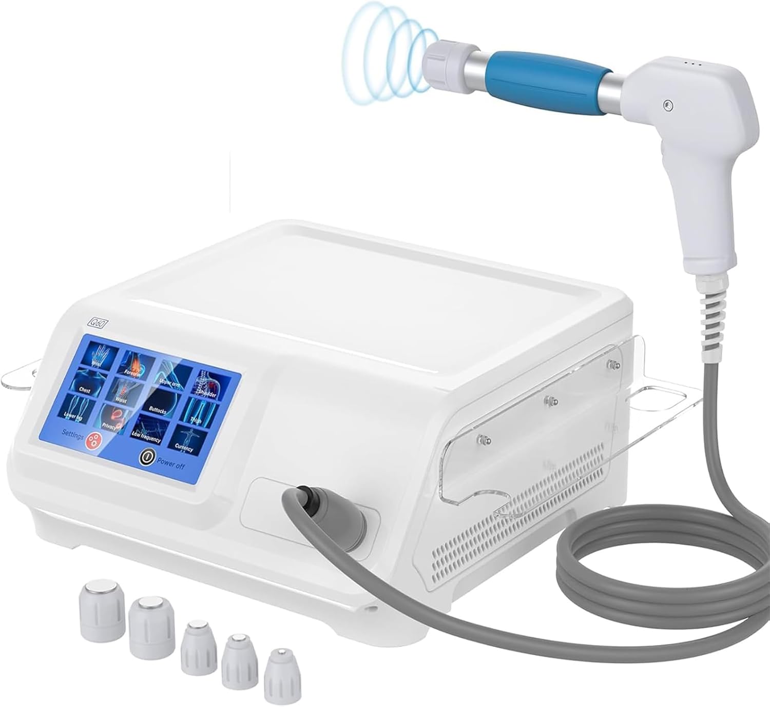 Extracorporeal Shockwave Therapy Machine for Joint Pain Plantar Fasciitis Sports Injury Non-Invasive Radial Shockwave Massager Machine Muscle Pain Relief