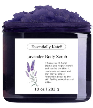 Himalayan Salt Body Scrub with Almond Oil, Exfoliating Mineral Formula, 10 oz