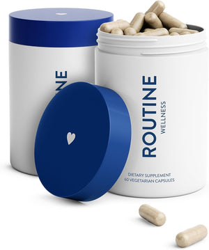 Routine Wellness Hair Growth Supplement – CLINICALLY Tested Thicker, Fuller-Looking Hair Support with Biotin & Key Nutrients, Vegetarian & Gluten-Free Vitamins - 1 Bottle, 30 Day Supply