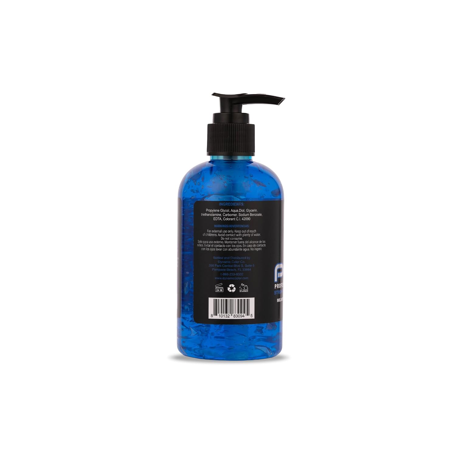 Dynamic Color Co- Proton Tattoo Stencil Primer Gel, Long Lasting, Smudge Proof, Blue, 8oz Bottle | Professional colored stencil primer gel for clean, long-lasting tattoo stencil transfers