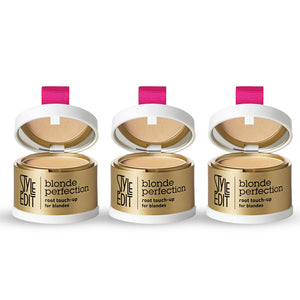 Style Edit Root Touch Up Powder | Temporary Hair Color for Gray Roots and Thinning Hair | Salon-Quality, Transfer-Resistant Hair Concealer | Medium Blonde, 0.14 oz (Pack of 2)