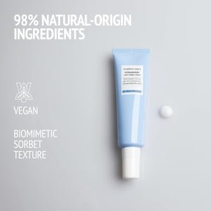 [ comfort zone ] Hydramemory Light Sorbet Cream, Hydrating Face Gel, Non Greasy, Climate Adaptive, Immediate Glow, Softens, Vegan, Prickly Pear, Hyaluronic Acid, Combination Skin, Daily, 2.03 Fl Oz
