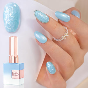 Double Rhythm 15ML Gel Nail Polish Pure Sheer Same Color Same Bottle Soak Off Gel Polish Art Manicure Salon DIY at Home for Women (Burgundy-A1129)