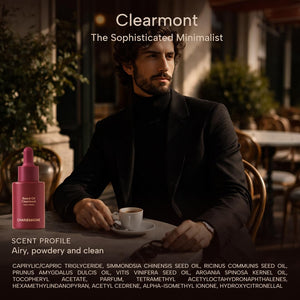 Charlemagne Beard Oil for Men – 30 ml, Clearmont | Sophisticated Minimalist Scent - Premium Beard Conditioner, Softener & Moisturizer Argan Oil, Jojoba Stops Beard Itch, Softens Coarse Hair