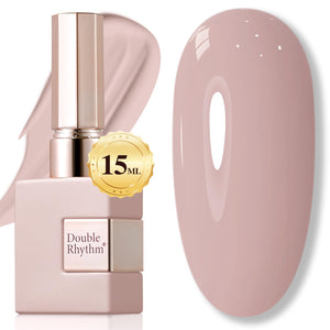 Double Rhythm 15ML Gel Nail Polish Pure Sheer Same Color Same Bottle Soak Off Gel Polish Art Manicure Salon DIY at Home for Women (Burgundy-A1129)