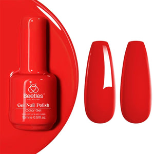 Beetles Red Gel Polish, Merlot Wine, 15ML Dark Red Gel Nail Polish