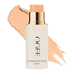 Ogee Sculpted Complexion Foundation Stick (Aspen 1.0W - Fair, Warm Undertones) Full Coverage Foundation Makeup - Instantly Balance & Even Complexion - 70% Organic Ingredients