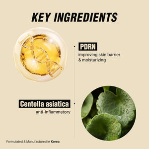 VIBANQUENTMANKA Lotion – Korean Moisturizer for Acne-Prone Skin, Barrier & Wrinkle Care with PDRN, Centella Asiatica & Salmon Extract, 30 mL / 1.01 fl. oz.