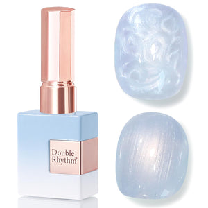 Double Rhythm 0.5 Oz Gel Nail Polish Neutral Natural Same Color Same Bottle Translucent Light Milky Pastel 15ML Manicure French Design Art DIY at Home (Pearl Green-B1146)