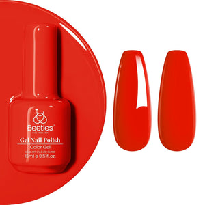 Beetles Red Gel Polish, Merlot Wine, 15ML Dark Red Gel Nail Polish