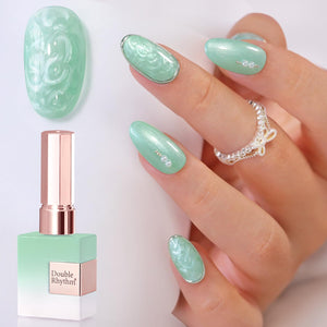 Double Rhythm 15ML Gel Nail Polish Pure Sheer Same Color Same Bottle Soak Off Gel Polish Art Manicure Salon DIY at Home for Women (Burgundy-A1129)