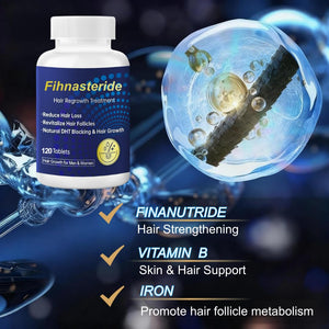 Advanced Hair Growth Support for Women and Men，Promotes Thicker, Fuller, Stronger Hair- 120 Tablets