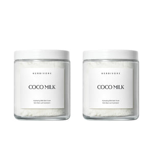 HERBIVORE Coconut Milk Bath Soak | Deeply Hydrating + Skin Softening, Soothing Light Coconut Scent, Vegan, Plant-Based