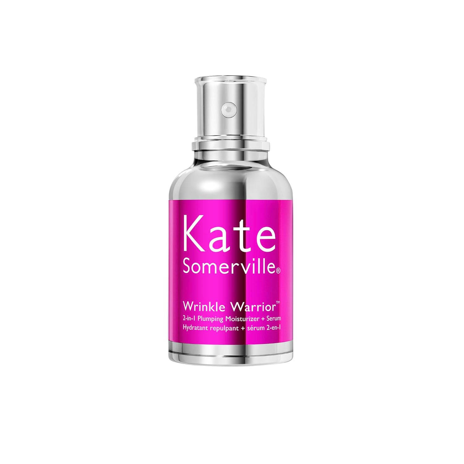 Kate Somerville Wrinkle Warrior® 2-in-1 Plumping Moisturizer + Serum – Hydrating Formula with Hyaluronic Acid, Smooths Fine Lines, Firms Skin & Boosts Radiance, 1.7 Fl Oz