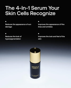 Angela Caglia Cell Forté Serum with SignalSource™ Technology, Human Stem Cell Conditioned Media for Visible Smoothness, Firmness, and Tone, 30ml / 1 fl oz