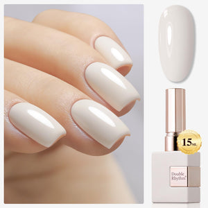 Double Rhythm 15ML Gel Nail Polish Pure Sheer Same Color Same Bottle Soak Off Gel Polish Art Manicure Salon DIY at Home for Women (Burgundy-A1129)