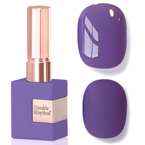 Double Rhythm 0.5 Oz Gel Nail Polish Neutral Natural Same Color Same Bottle Translucent Light Milky Pastel 15ML Manicure French Design Art DIY at Home (Pearl Green-B1146)