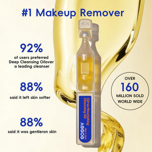 Cirtus Nourishing Cleansing Oil, One Second Emulsifying,Hangover clean,8 Botanical Oils Makeup Remover (30 Count)