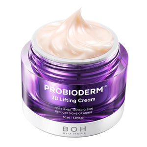 BIOHEAL BOH Probioderm 3D Lifting Travel Size Skin Care Kit | Korean Skincare Set for Firming & Hydration, with Ampoule, Face Moisturizer & Serum Spray | Mini Travel Essentials & Gift Set for Women