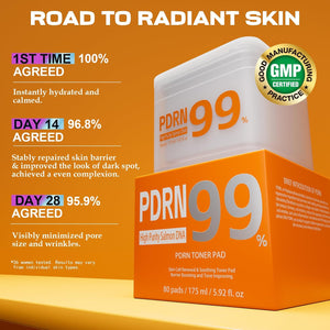 PDRN Collagen Jelly Toner Pads for Pore Minimizing, Wrinkle Firming, Uneven Tone, Dark Spots, Niacinamide Salmon DNA Facial Pad for Barrier Repair, Soothe, Hydrating, Glow Make-up (80 Pads)