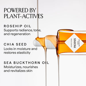 HERBIVORE Phoenix Facial Oil | Deep Renewal Anti-Aging Face Oil with Rosehip, CoQ10 & Vitamin E | Deeply Moisturizing for Dull & Dry Skin, Vegan